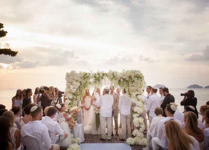 mariage à la plage