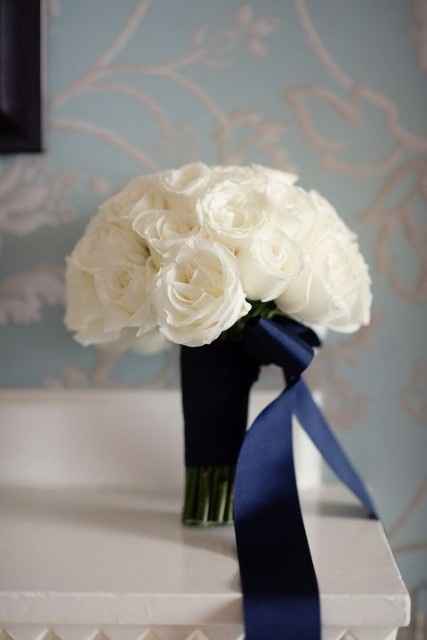 Décoration bleu marine et blanc