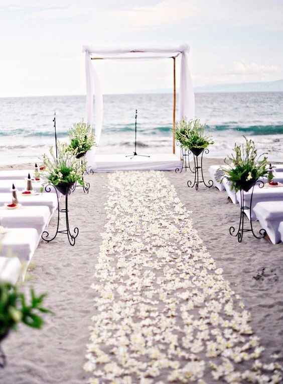 Cérémonie sur la plage