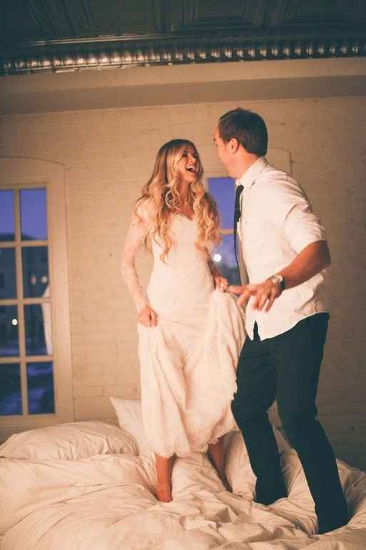 Dans votre chambre de nuit de noces