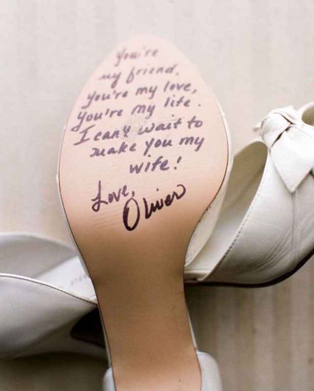 6. Faites signer vos chaussures par votre moitié