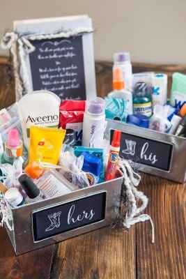 9 Des kits de survie dans les toilettes