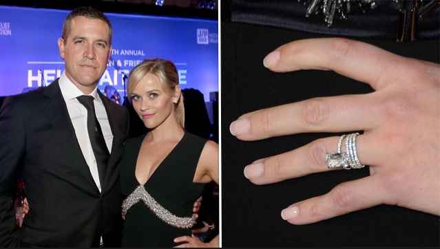 1. Reese Witherspoon : 4 carats