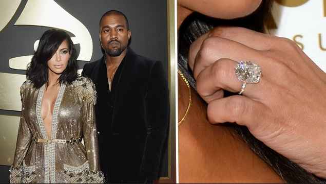 5. Kim Kardashian : 15 carats