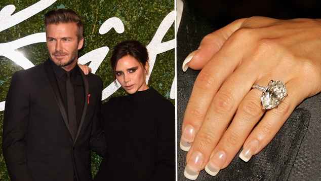 7. Victoria Beckham : 15-17 carats