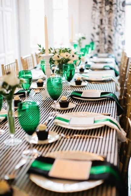 mariage en vert