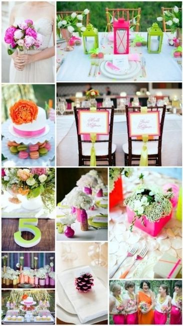 mariage fluo