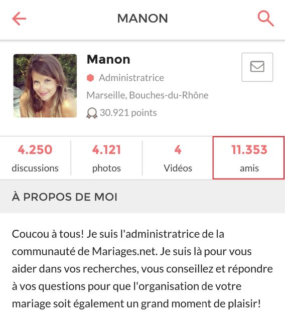 nombre d'amis
