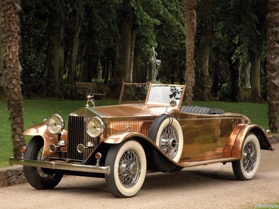 4 voiture mariage doré