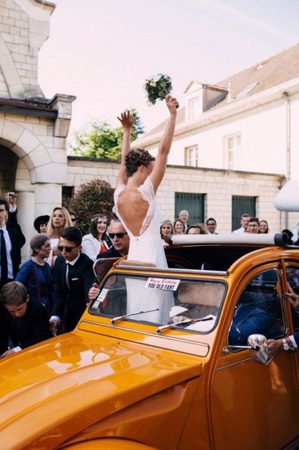 13 voiture mariage orange