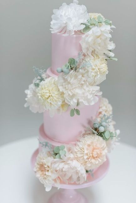 Mariage rose et blanc