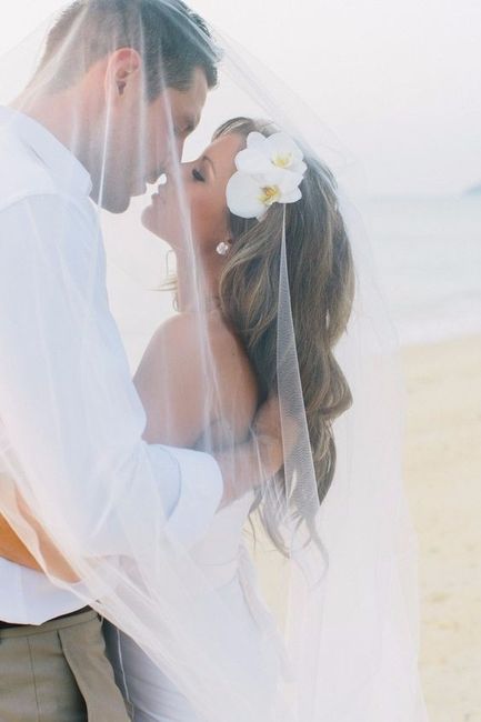 Photos mariage voile