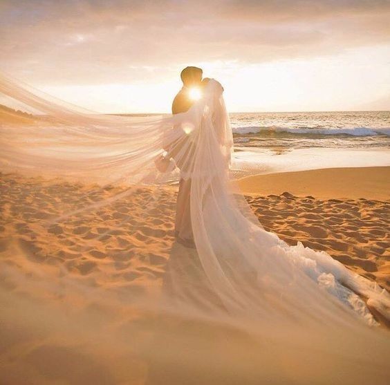 Photos mariage voile