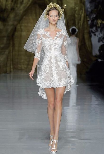 5. robe de mariée courte