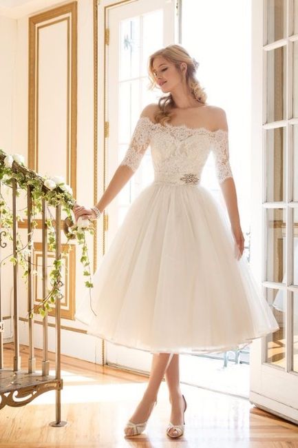 7. robe de mariée courte