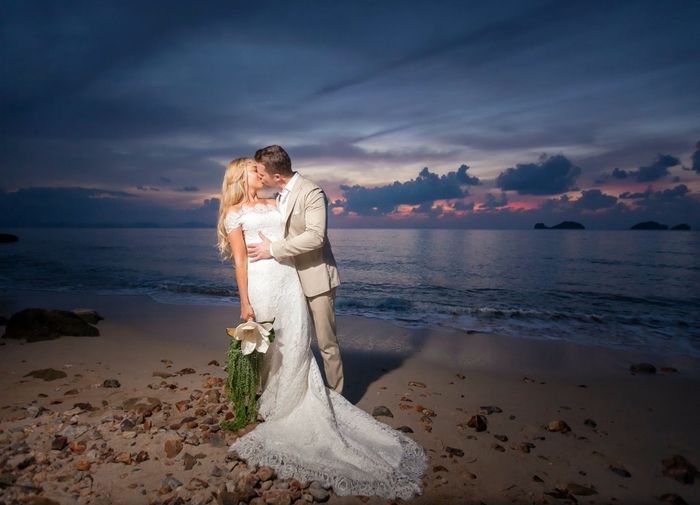 mariage à la plage