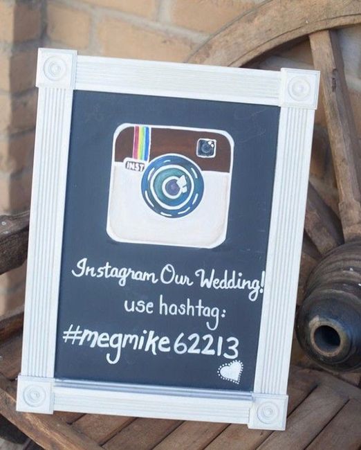 5. Créez un hashtag pour votre mariage