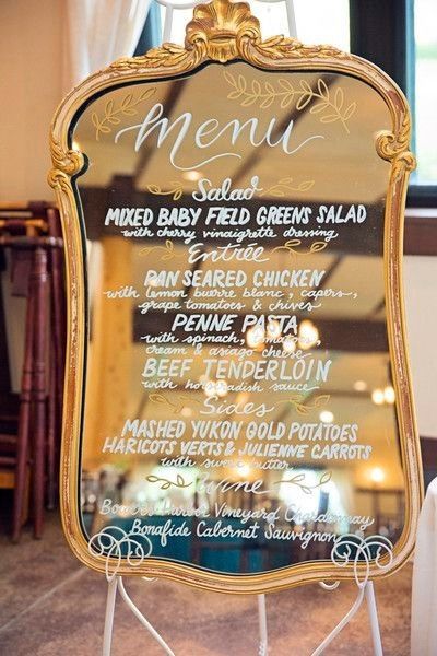 11. Pour inscrire le menu