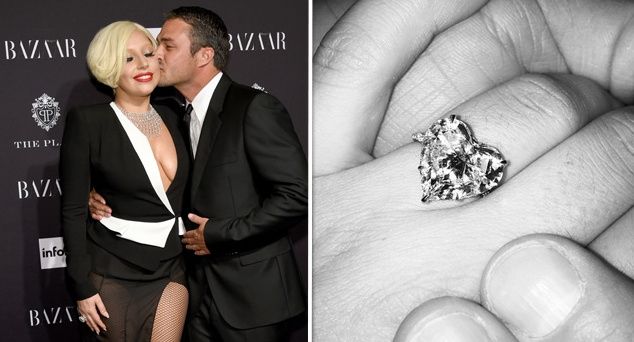 3. Lady Gaga : 6 carats