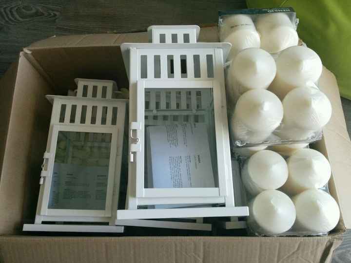 Achats du jour : lanternes et bougies - 1