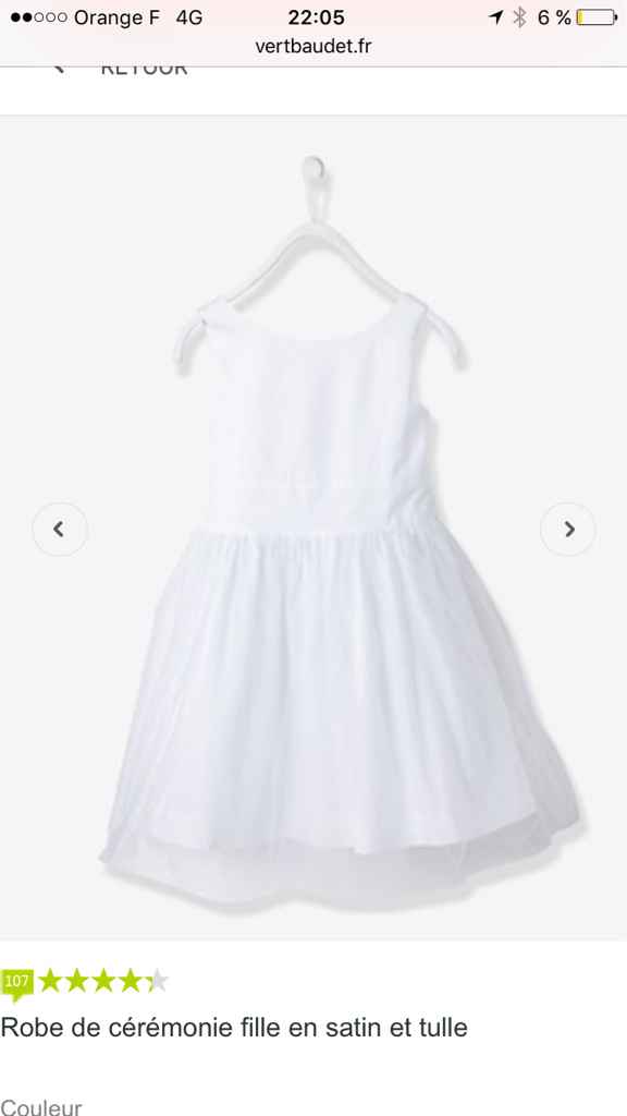 Robe petites filles - 1