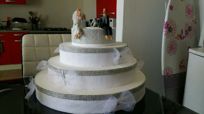 Support dragées faux wedding cake - 1