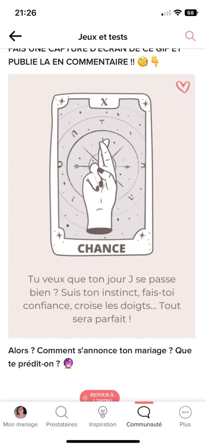 La chance te sourit 🔮😃 - 1