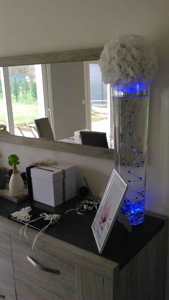 Centre de table vase lumineux - 2