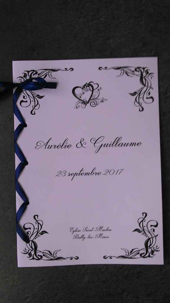 Livrets de messe: check! - 2