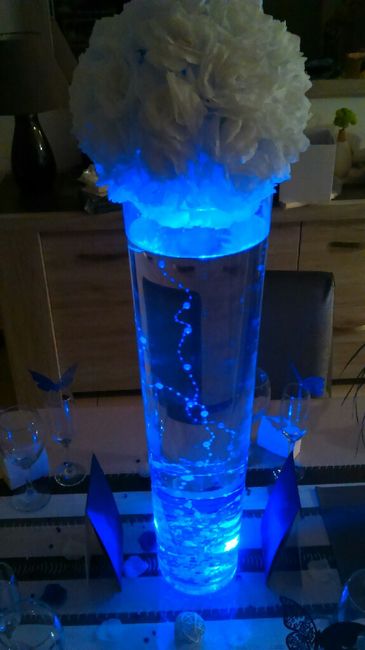 Centre de table vase lumineux - 5