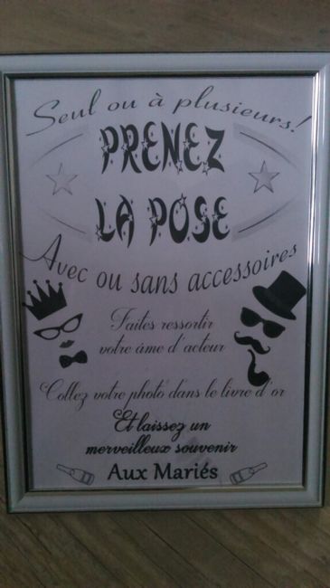 Affiche photobooth: quand mon homme s'investit dans la déco - 1