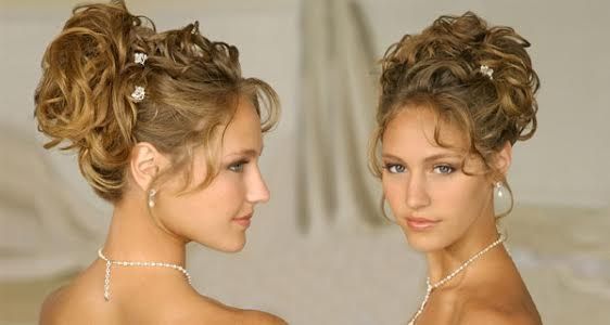 chignon mi long