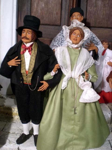 Santons de Provence pour le gâteau