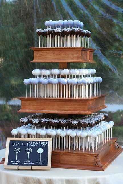 The Wedding Cake pops !