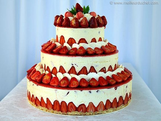 The Wedding Cake fraisier !
