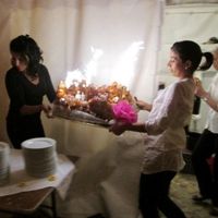 Arrivée pièce montée