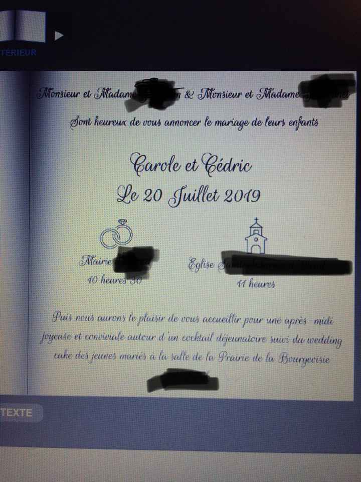 Faire-part création libre - 2