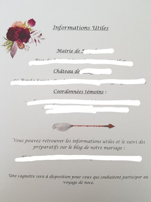 Carton pour Vin d'honneur 1