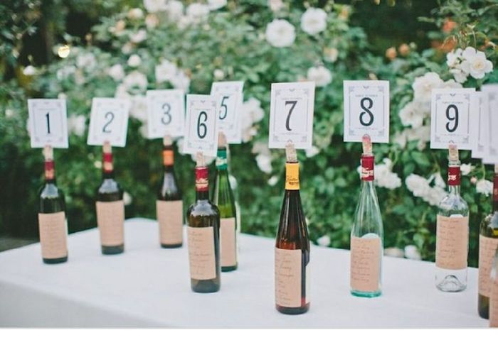 Plan de table theme vin 20