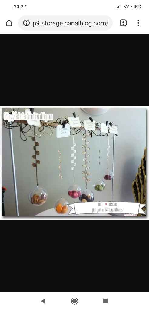 Plan de table gourmandise - 1