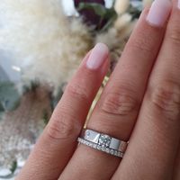 Alliance et bague de fiançailles - 1