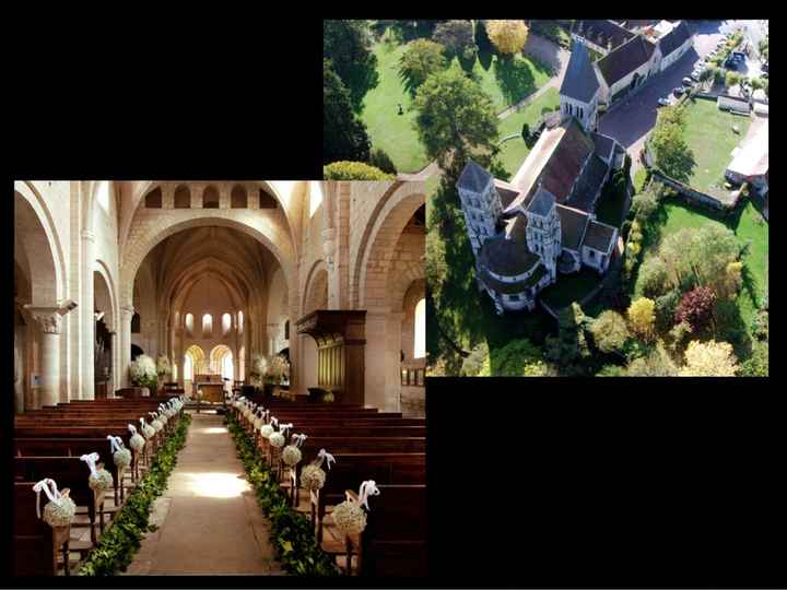Lieu de cérémonie - Abbaye de Morienval - Oise 