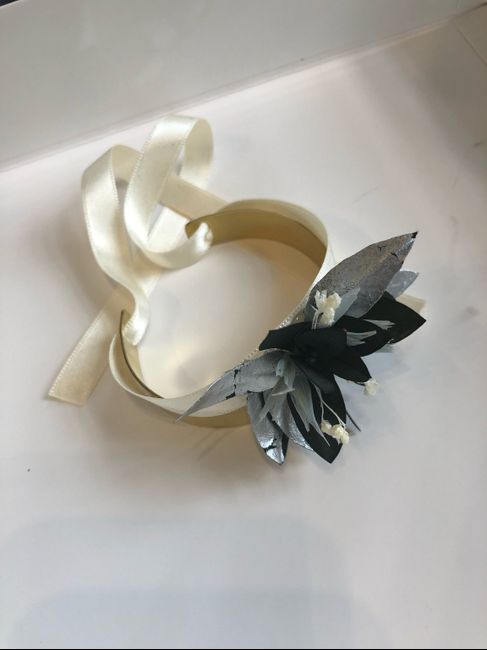 Accessoire cheveux et bracelets témoins - 3