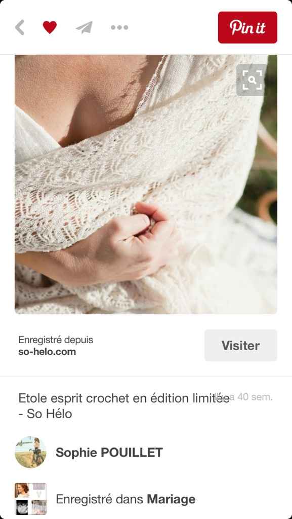 Boléro tricoté par ma belle soeur :) - 1