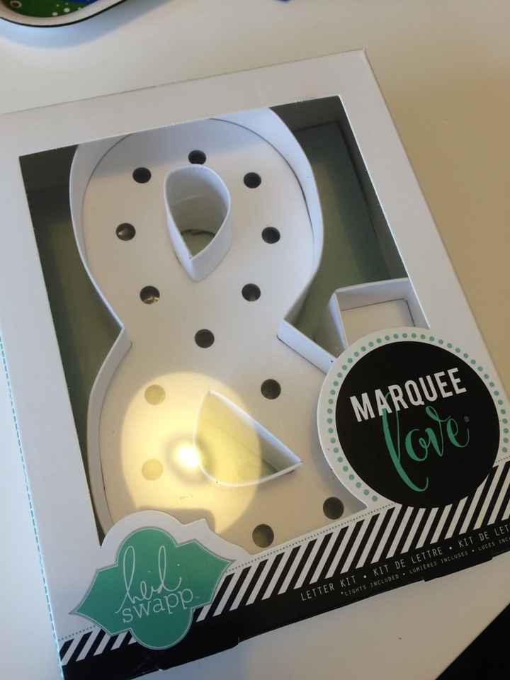 Lettres lumineuses - 1