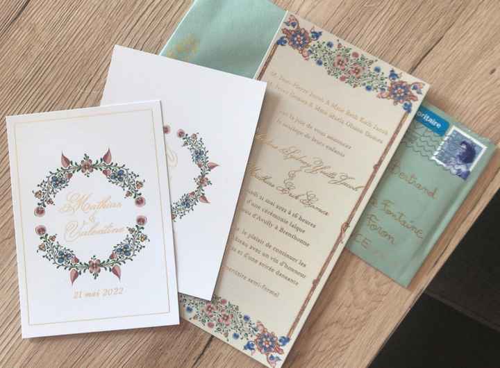 Les faires-parts arrivent à destination! - 1