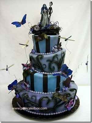 wedding cake goth