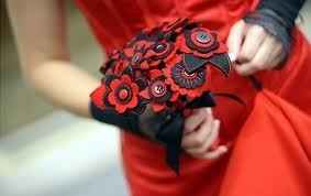 bouquet en feutrine