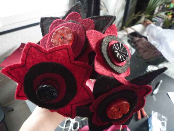 autre vue fleurs assemblées