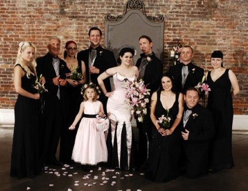 mariage goth